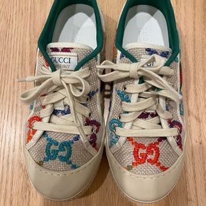 Gucci Kids Tennis 1978 Lace-Up Sneakers